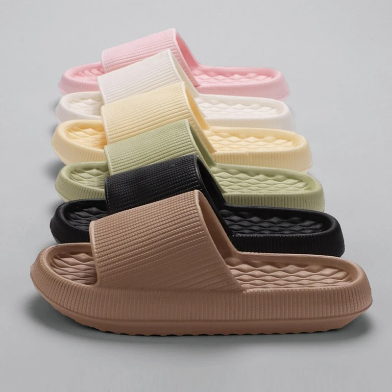 Dikke Platform Eva Cloud Slipper Vrouwen 2024 Zomer Lichtgewicht Vrouw Strand Slippers Antislip Badkamer Thuis Slipper Outdoor Glijbaan