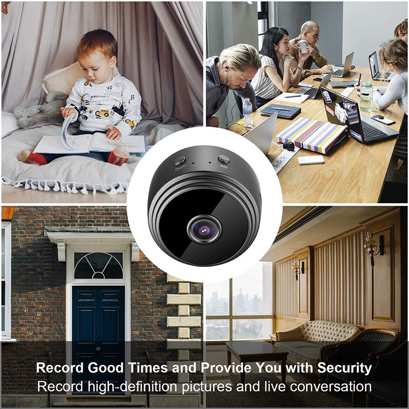 Minicámara IP A9 móvil, videocámara con Sensor, 1080P, HD, Wifi, seguridad para el hogar, inalámbrica