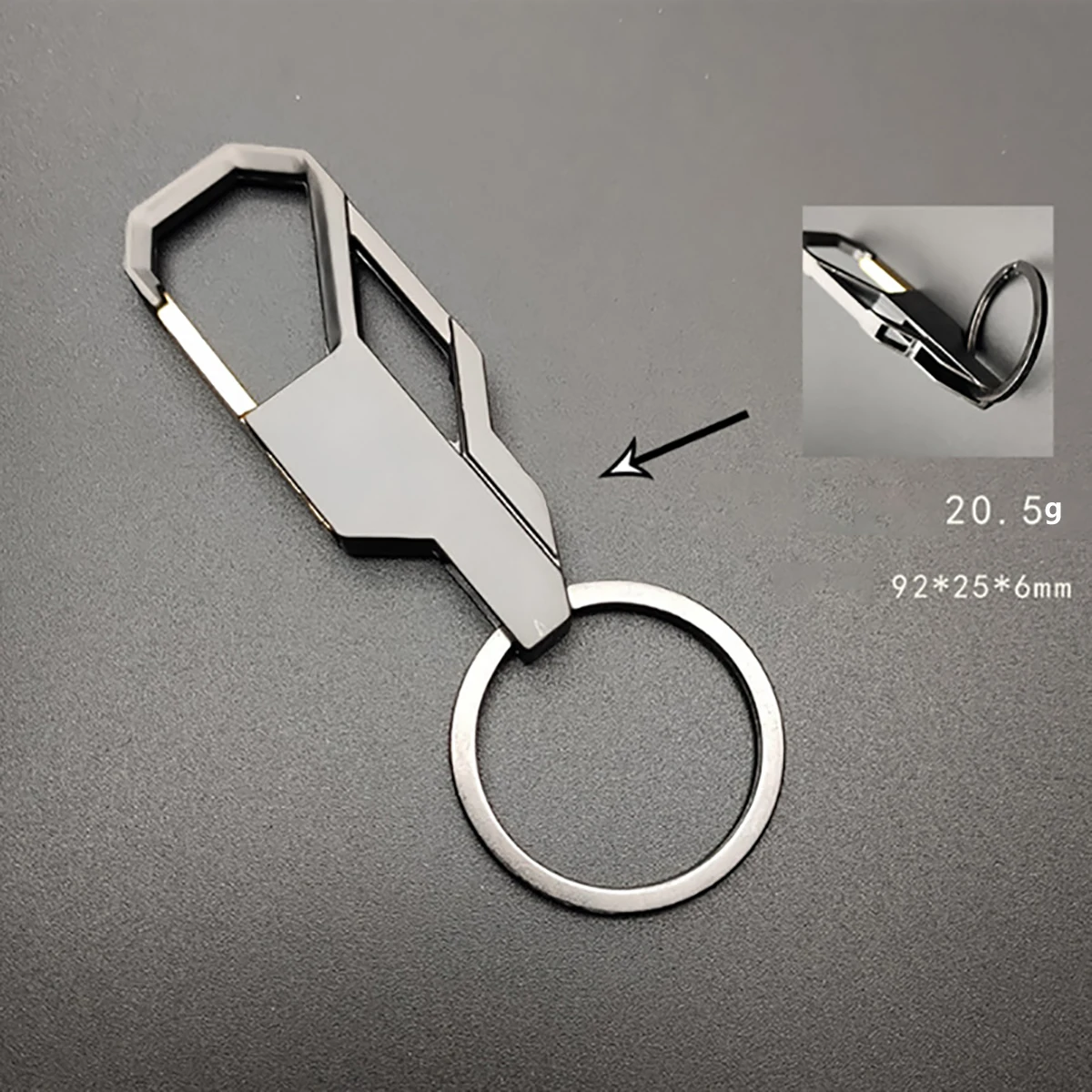 3 Color Key Chain Key Ring Silver Color Metal Inlay Keychain for Classic Men Car Key Chain Romantic Gift for Man Women