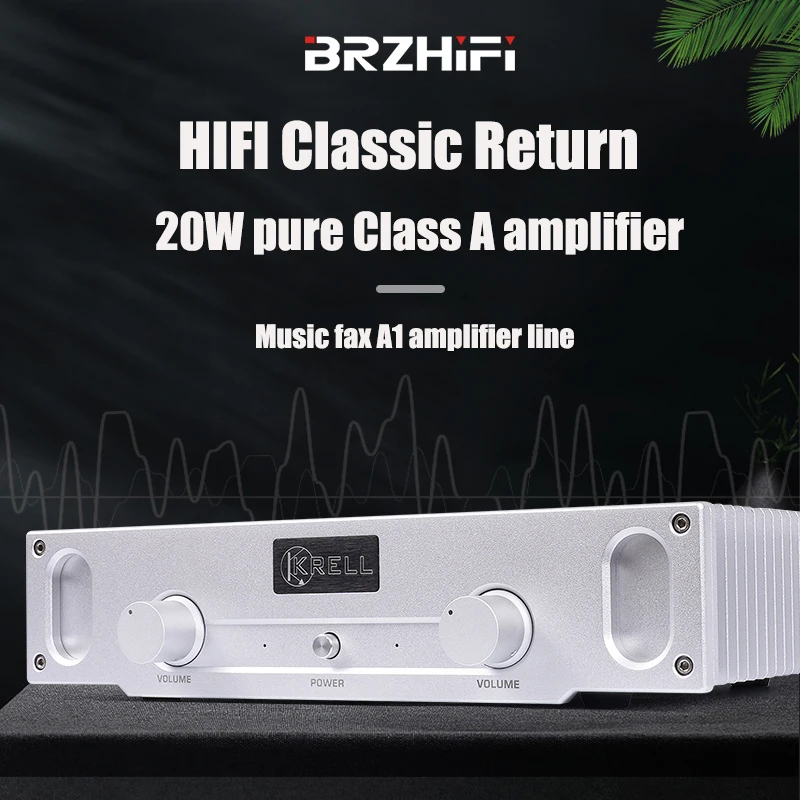BREEZE 2024 última referencia música Fax A1 línea 20W pura Clase A hogar HIFI nivel de fiebre amplificador de potencia