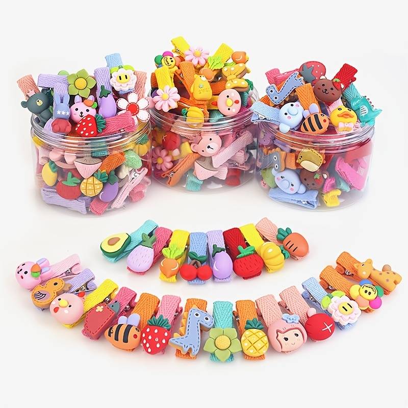 26 peças uma caixa de grampo de cabelo infantil acessórios para meninas cocar princesa conjunto de grampo de cabelo pequeno