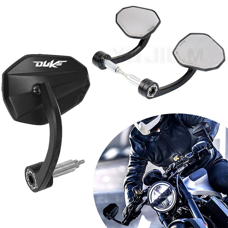 Для KTM DUKE 390 DUKE 790 DUKE 390 250 125 690 790 890 990 1050 1290 Зеркало заднего вида на руле мотоцикла 7/8 "22 мм Зеркало заднего вида на руле