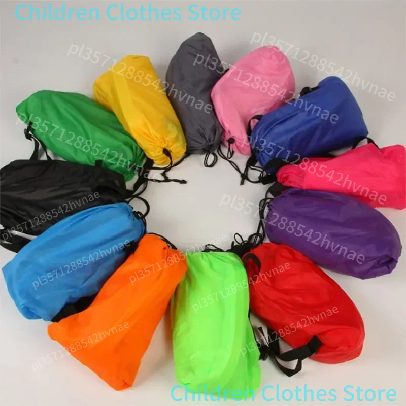 Outdoor Strand Faul Aufblasbare Sofa Tragbare Falten Luft Sofa Garten Schlafsack Bett Oxford Tuch Camping Möbel 190X70CM