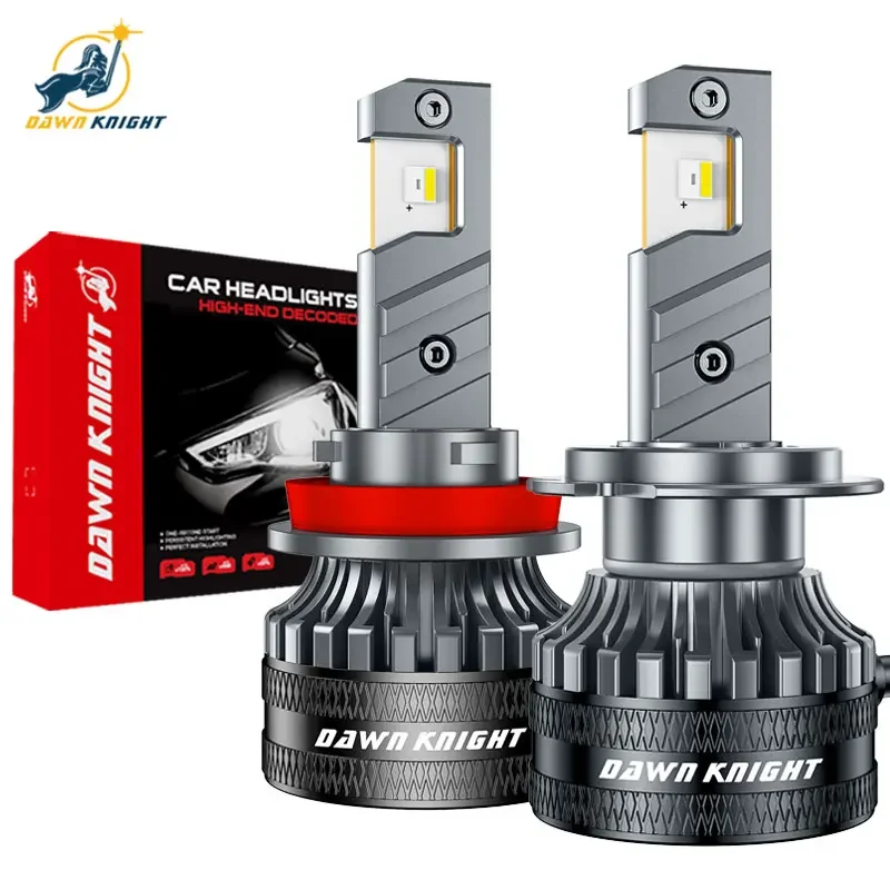 DAWN KNIGHT D7 Super Mini H7 H11 9005 9006 55 Вт/пара светоотражающая оптическая фара сменная лампочка 6000K 12 В 2 шт.