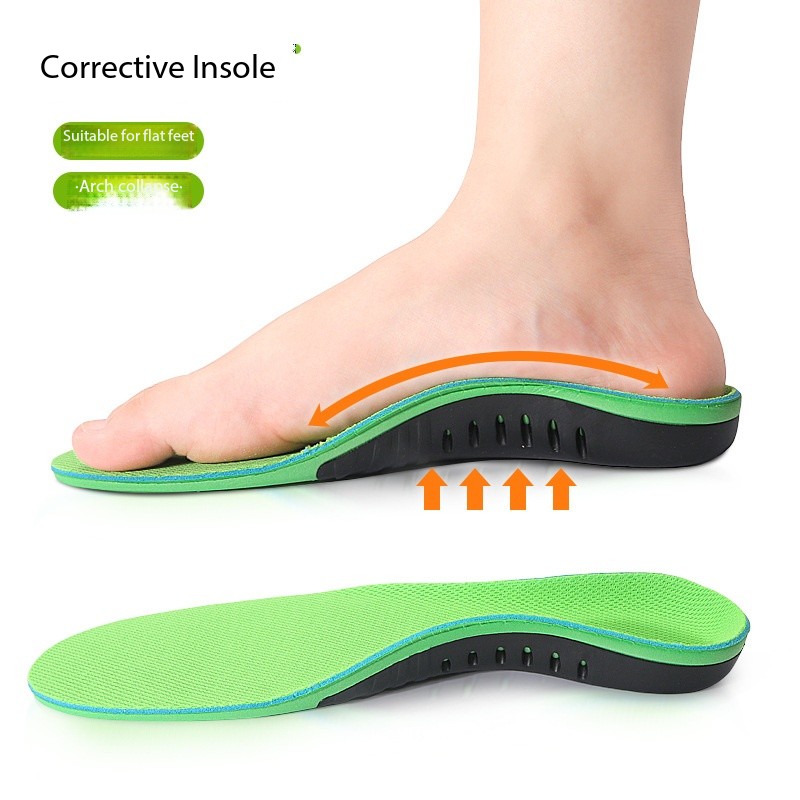 Arch Support Insoles Sports Shock Absorption Elastic Wear Resistant Orthopedic Flatfoot Insoles Feet Foot Pad
