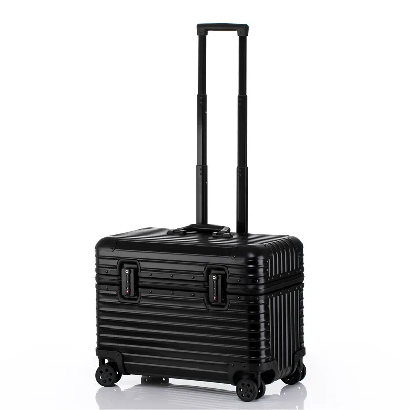 Bunnyfly 18/20-Zoll-Koffer aus Aluminiumlegierung, Magnesium, modernes Handgepäck, Luftzulassung, Aluminium-Trolley, tragbarer Koffer in Kabinenform