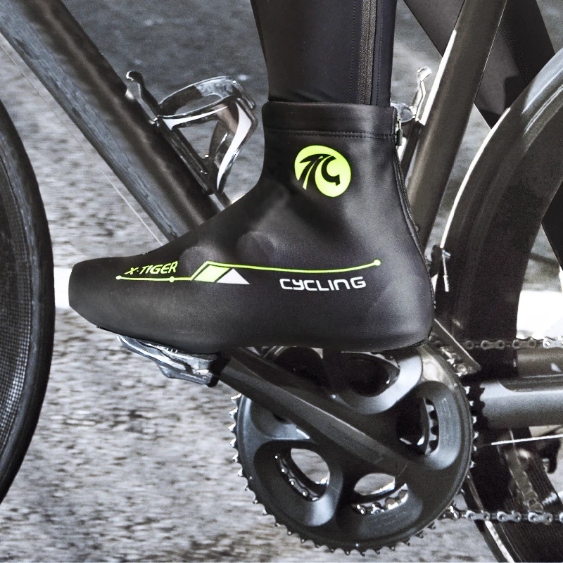 X-TIGER ฤดูหนาวขี่จักรยานกีฬารองเท้า BOOT WARM ครอบคลุมความร้อน Windproof Overshoes MTB จักรยานขี่รองเท้า Protector