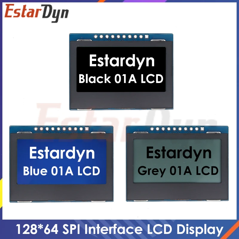 12864 módulo lcd spi 128x64 spi st7567a cog placa de tela gráfica painel lcm 128x64 tela matriz de pontos para arduino