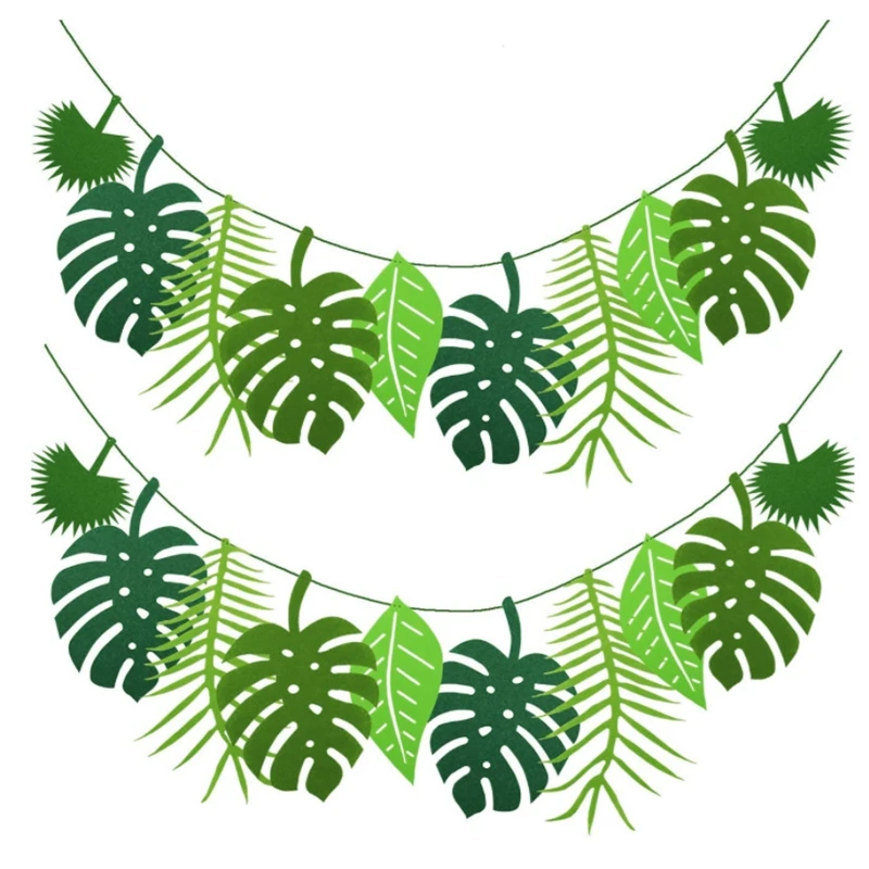 Decoración de hojas de tortuga, fiesta hawaiana, fiesta de feliz cumpleaños de verano, decoración temática tropical de la jungla de Safari, decoración de fiesta temática de dinosaurio