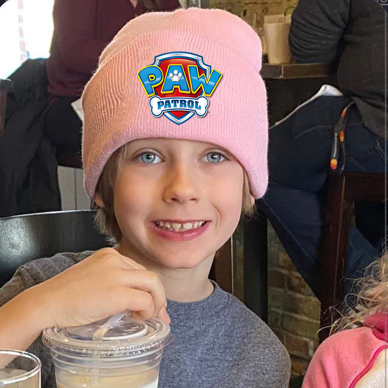 Gorro de punto de la patrulla canina, gorro de lana de invierno con dibujos animados, gorros de Chase Skye, gorros para niño y niña, regalos de cumpleaños y Navidad