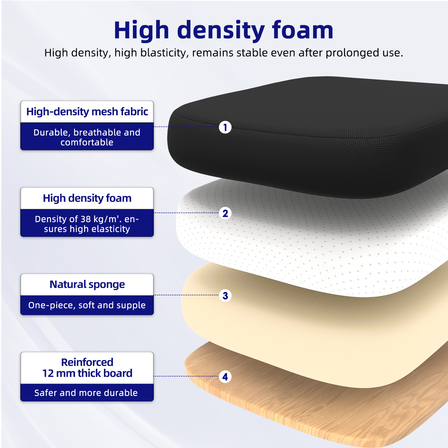 Bureaustoel Ergonomisch Liggend 90 ° -135 ° ,Bureaustoel met lendensteun, Computerstoel Verstelbare hoofdsteun, woonkamerstoelen