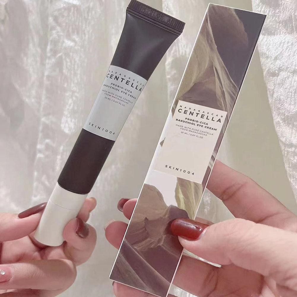 Centella Asiatica crema probiótica para ojos equilibra la flora de la piel contiene Psoralen reduce las líneas finas alrededor de los ojos antiarrugas 20ML