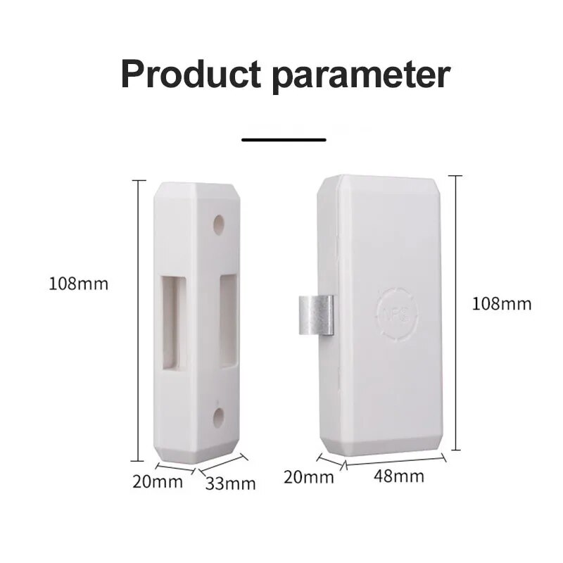 Cerradura de cajón inteligente Tuya APP/tarjeta EM desbloqueo sin agujero archivador mueble electrónico sin llave Invisible NFC Sensor cerraduras interruptor