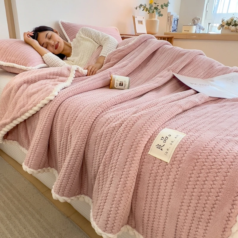 Clearance_Throw Blanket for Sofa Winter Blanket King Size Home Warm Plaid Comforter Bedspread Bedding Sheet_Continuous updates