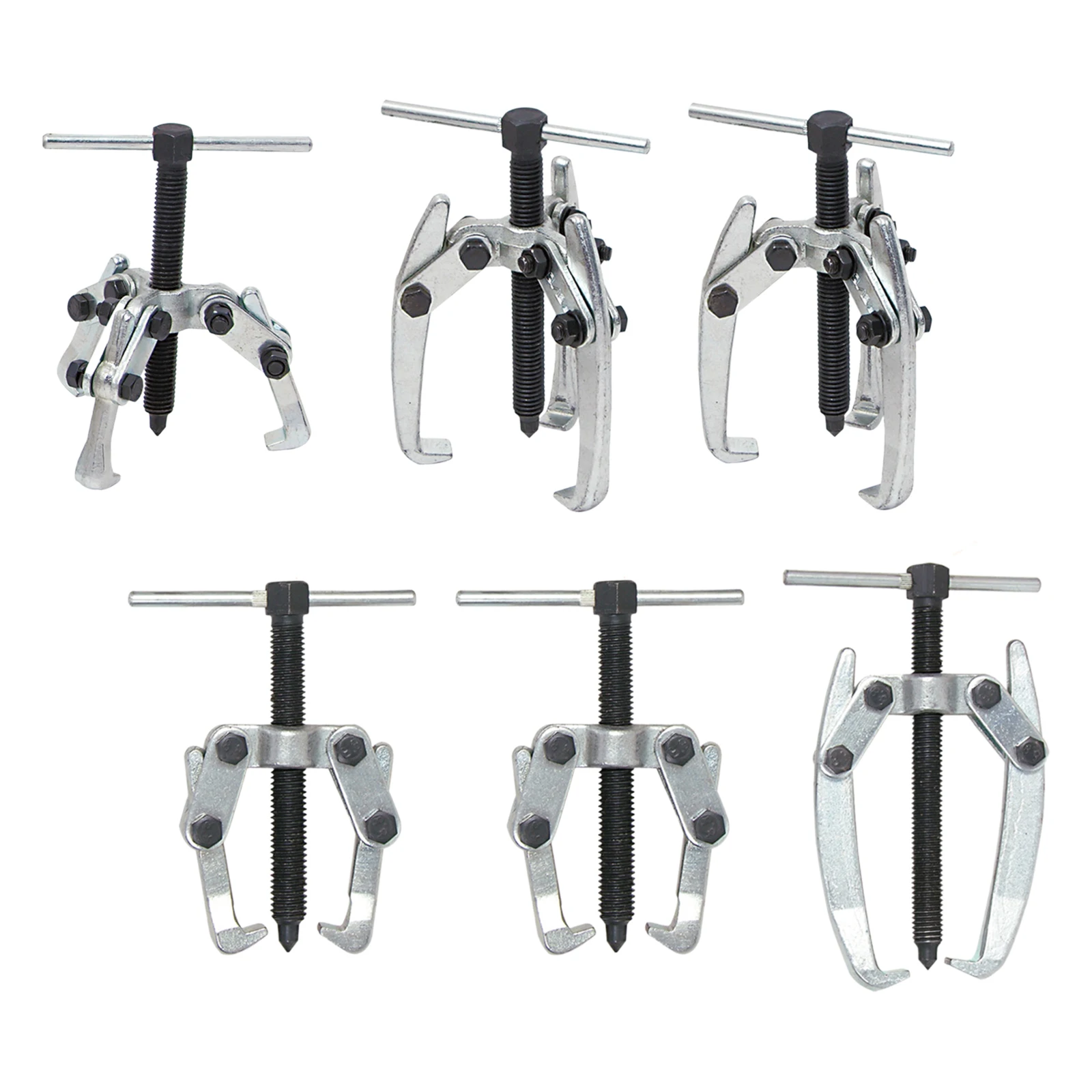 2 Jaws 3 Jaws Heavy Duty Bearing Puller Remover เครื่องซ่อมรถยนต์เครื่องมือปลอม Jaw Gear Puller ปรับหนีบ 10 ถึง 60 มม.