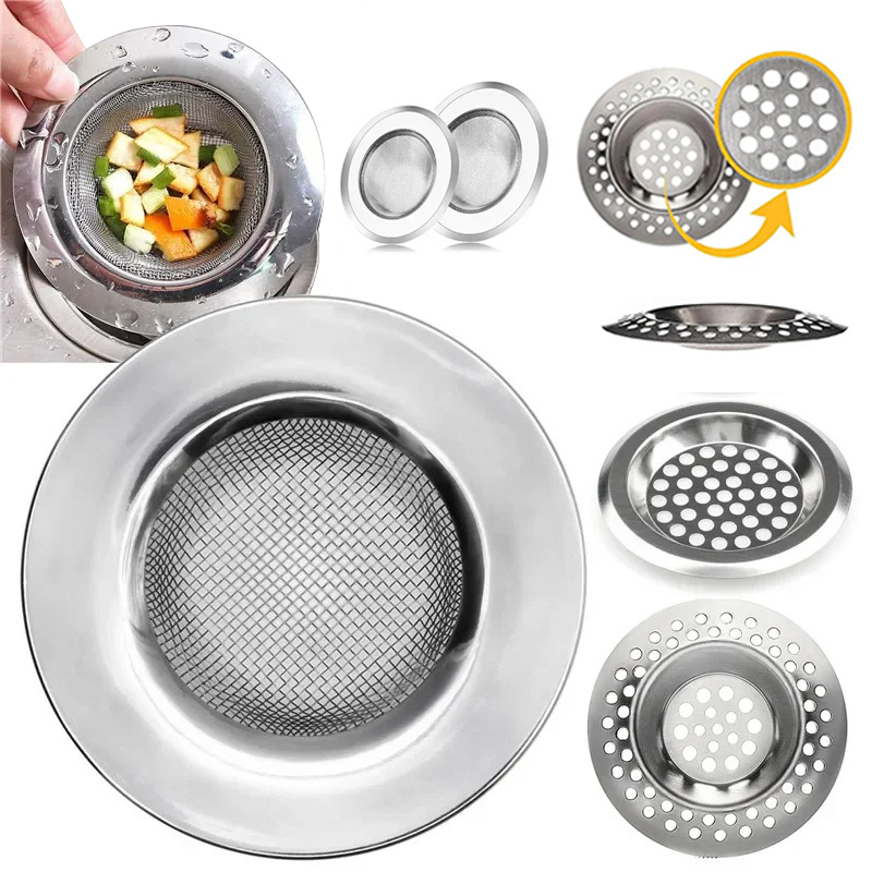 Filtro de pia de cozinha, malha de aço inoxidável, filtro de pia, esgoto, malha, filtro de pia do banheiro, dreno, armadilha de filtro