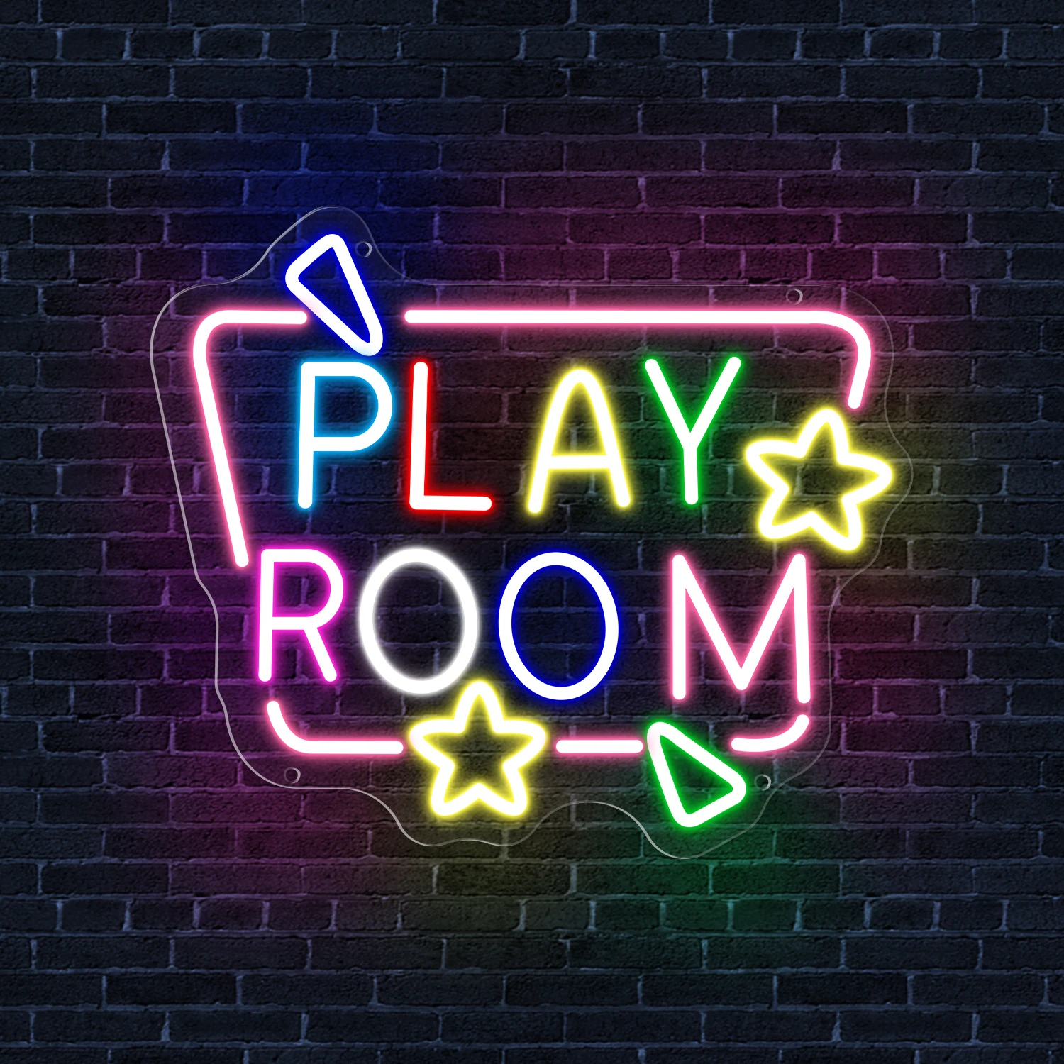 ห้องเกมป้ายนีออน GamePad Neon LED ป้ายสําหรับห้องเกม PlayStation Luminous ป้ายธุรกิจ Gamer ตกแต่งห้องไฟ