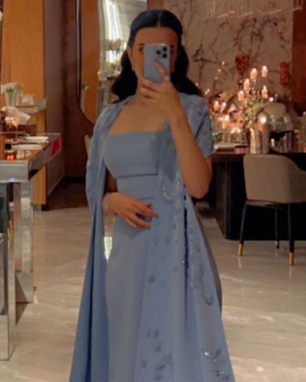 Personalizado eleagnt strapless empie a linha vestido de festa até o chão apliques boné formal vestidos de noite