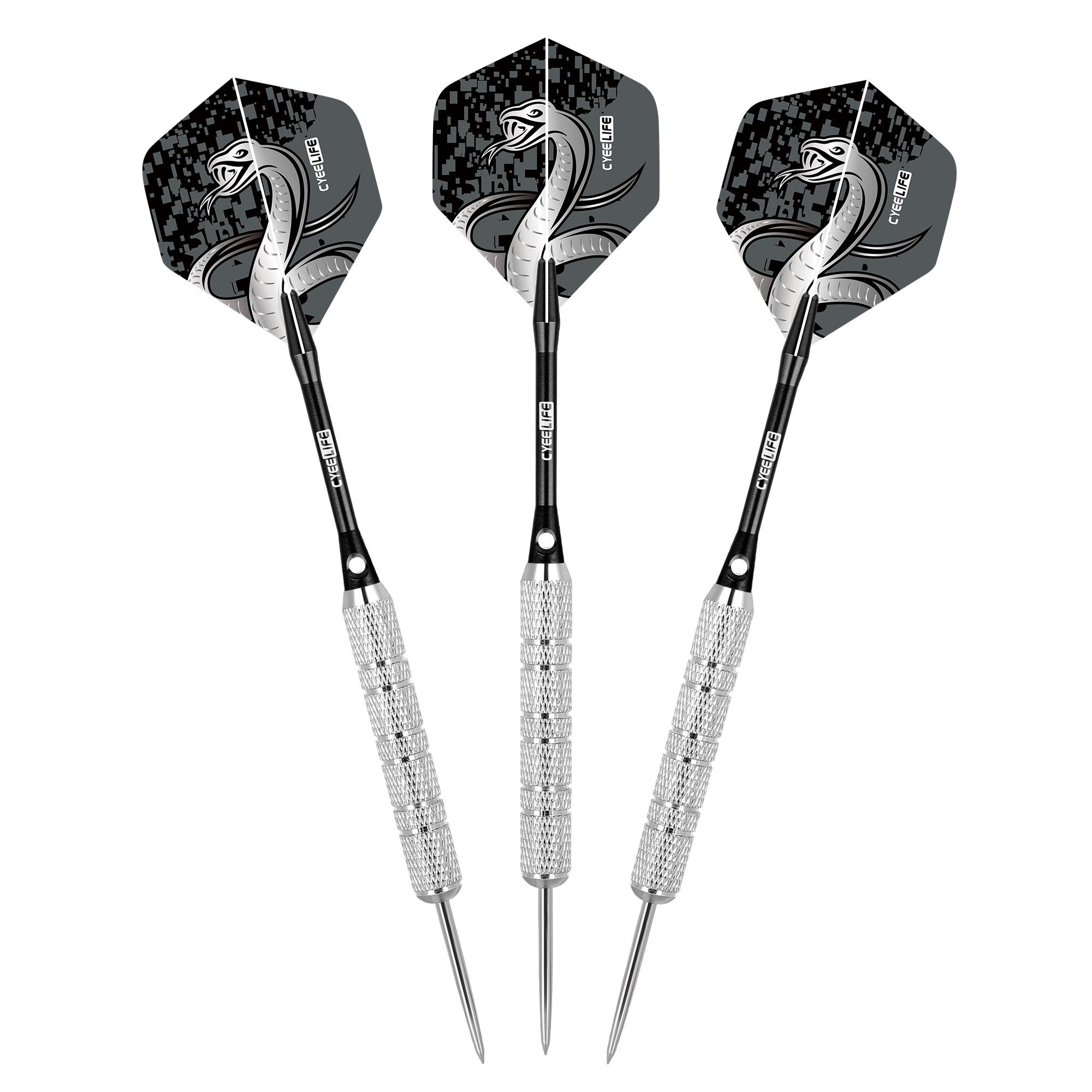 CyeeLife 3 шт. 20 г профессиональный летающий дротик стальной игольчатый наконечник дротик для спорта на открытом воздухе в помещении развлекательные игровые аксессуары