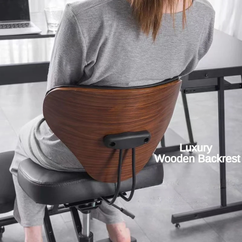 Escritório ergonômico Ajoelhamento Back Support, Liftable Balance Chair, Study Stool, melhorar a sua postura com um assento angular