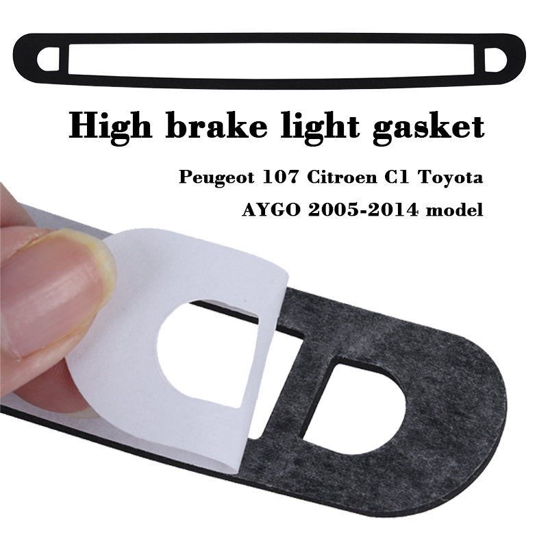1 Juego de juntas de luz de freno de montaje alto para Citroen C1 Peugeot 107 3.a luz de freno y sellos de grupo trasero sellos automotrices
