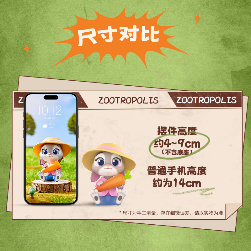 New Authentic Disney Zootopia Series Good Sitting Blind Box Trendy Ornament Handmade Cute Anime Figure Decor Toys Gift