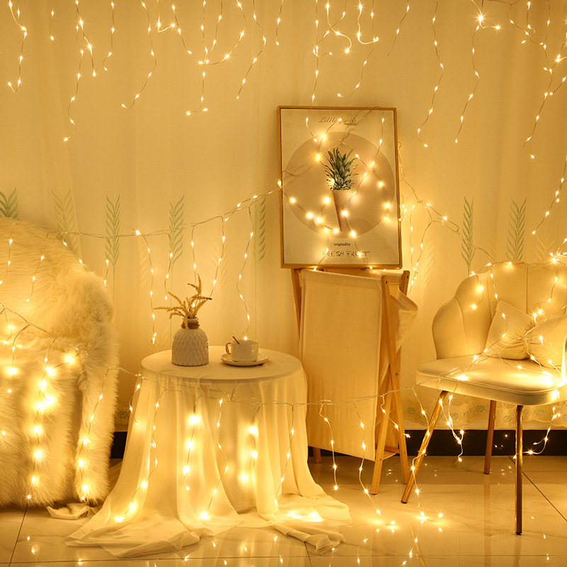 30 เมตรไฟ LED String ทองแดงลวดกันน้ํา USB แบตเตอรี่ Garland Fairy Light สําหรับคริสต์มาสงานแต่งงานตกแต่งแสง