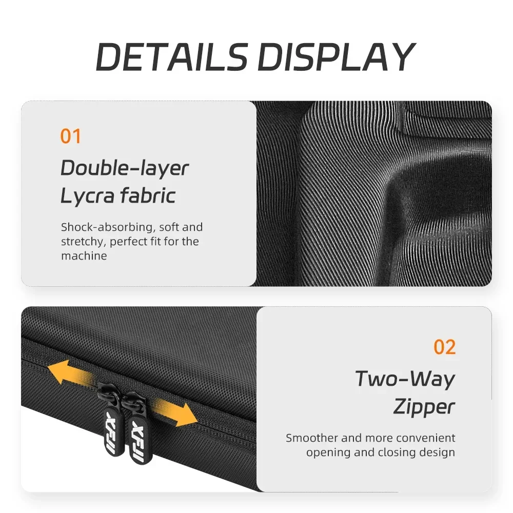 Portable Case Waterproof Bag Charger Battery Base Selfie Stick Storage Handbag for DJI Osmo Action 5 PRO 4 3 Camera Accessories