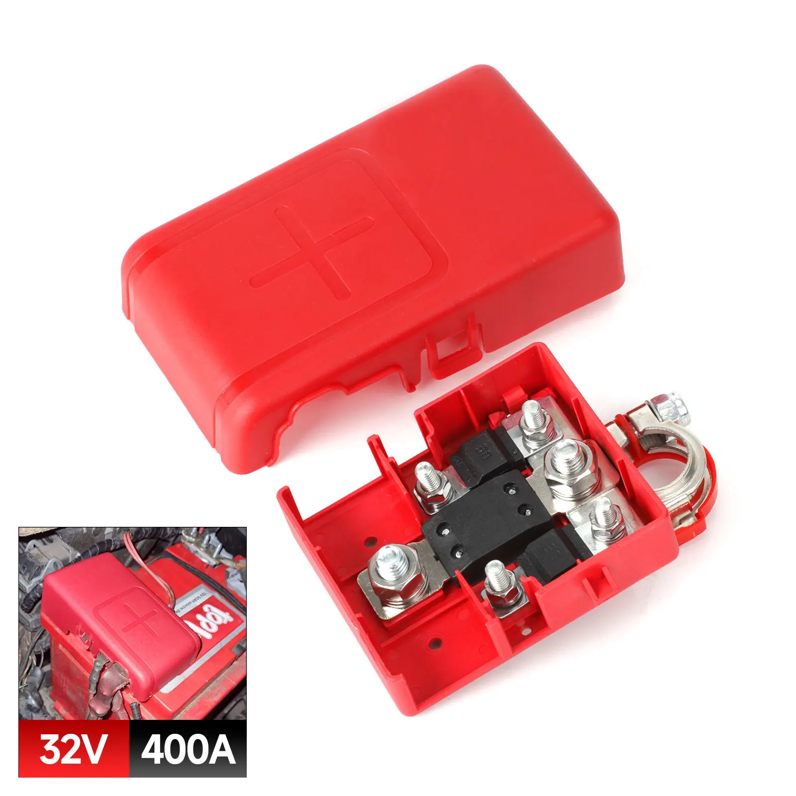 ラジコンカー用のクイックリリースバッテリー,溶融,配信端末,クランプコネクタ,32v,400a