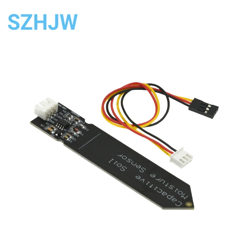 Mới! Điện Dung Cảm Biến Độ Ẩm Đất Không Dễ Ăn Mòn Điện Áp Rộng Dây Cho Arduino