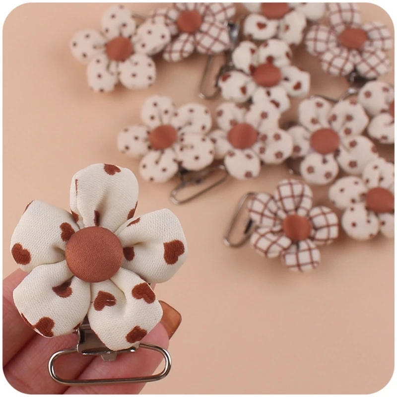 Portable Pacifier Clip Toy Charm DIY Pacifier Clip Pacifier Holder Grasping Toy for Teething Baby Gift for Babies
