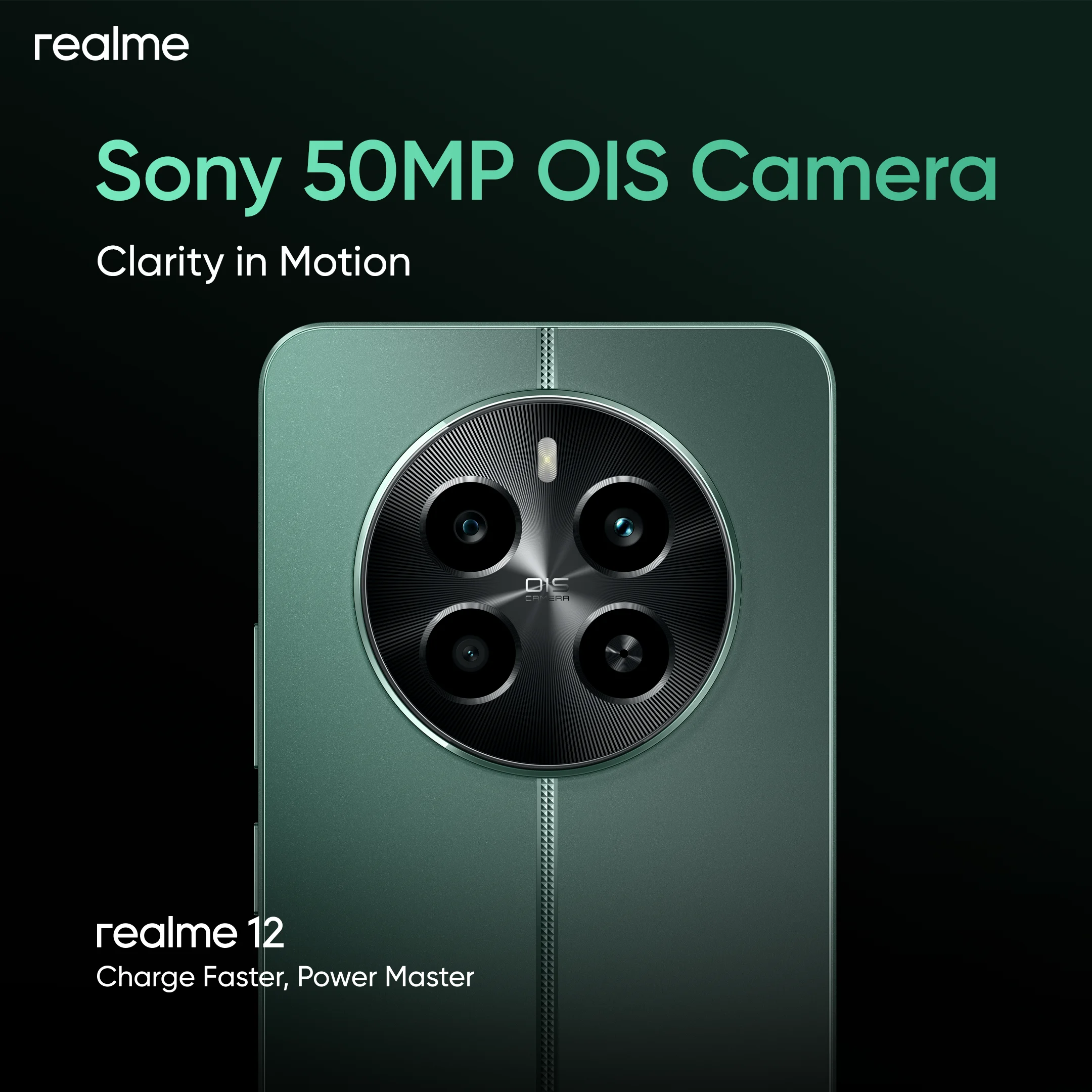[Мировая премьера] realme 12 4G Смартфон Камера Sony LYT-600 с OIS 50Мп Процессор Snapdragon 685 Плавный AMOLED дисплей 120 Гц 6,67 дюйма Зарядка 67 Вт  SUPERVOOC NFC Русская версия