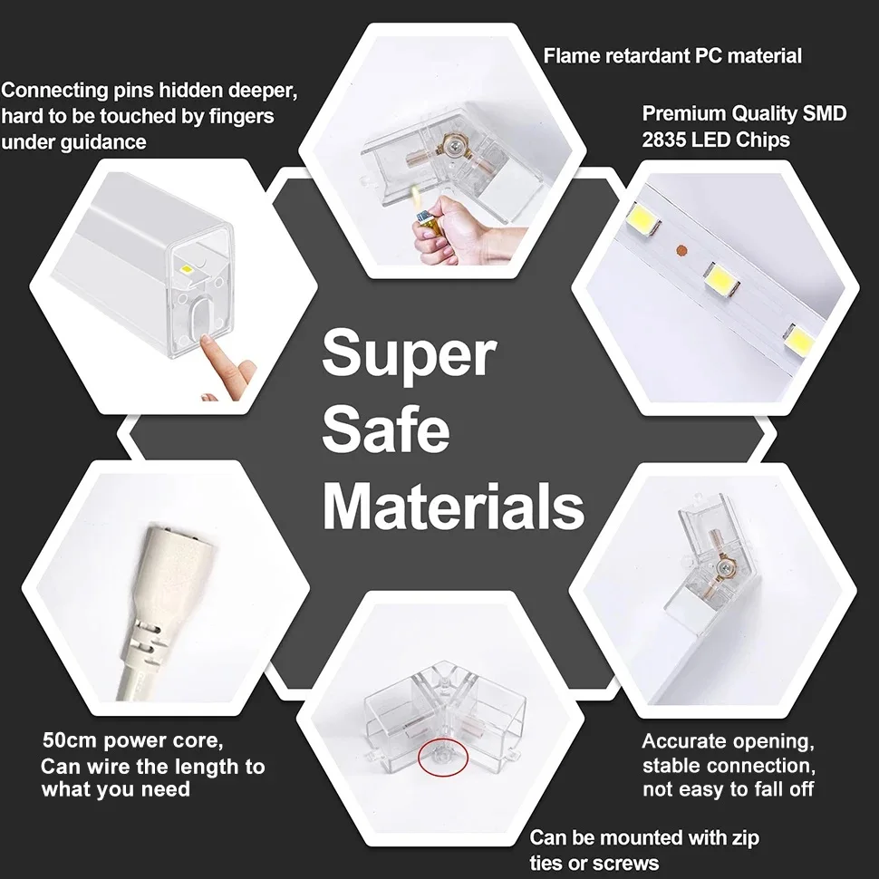 ร้านตัดผมร้านทําผมโคมไฟเพดาน LED หกเหลี่ยมโรงรถ 110 V-240 V Honeycomb หลอด LED สําหรับรายละเอียดรถ Workshop