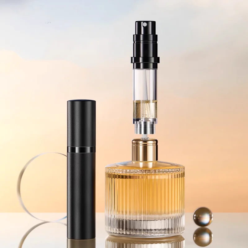 10/5ML Perfume Atomizer Portable Liquid Container for Cosmetics Traveling Mini Aluminum Spray Empty Refillable Bottle Косметика