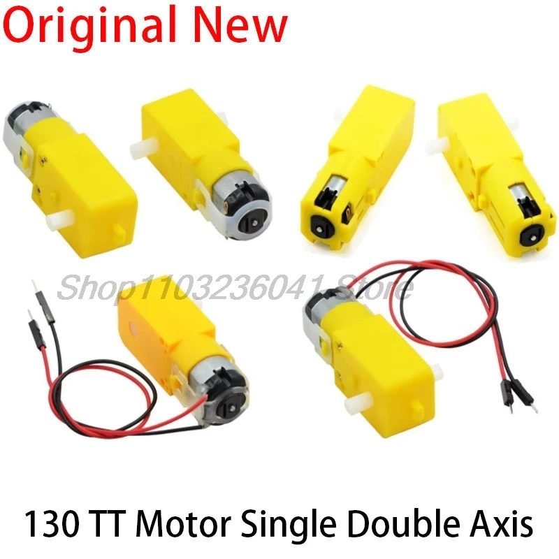 TT Motore 130 Motore Smart Car Robot Motoriduttore per Arduino DC3V-6V DC Gear Motor Telaio per auto intelligente Quattro Drive Car Hot