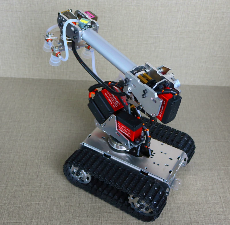 7 Dof Manipulator Robot Arm With Large Suction Air Pump For Arduino Robot Mindustrial Robotic Model UNO Prohrammable Robot Arm