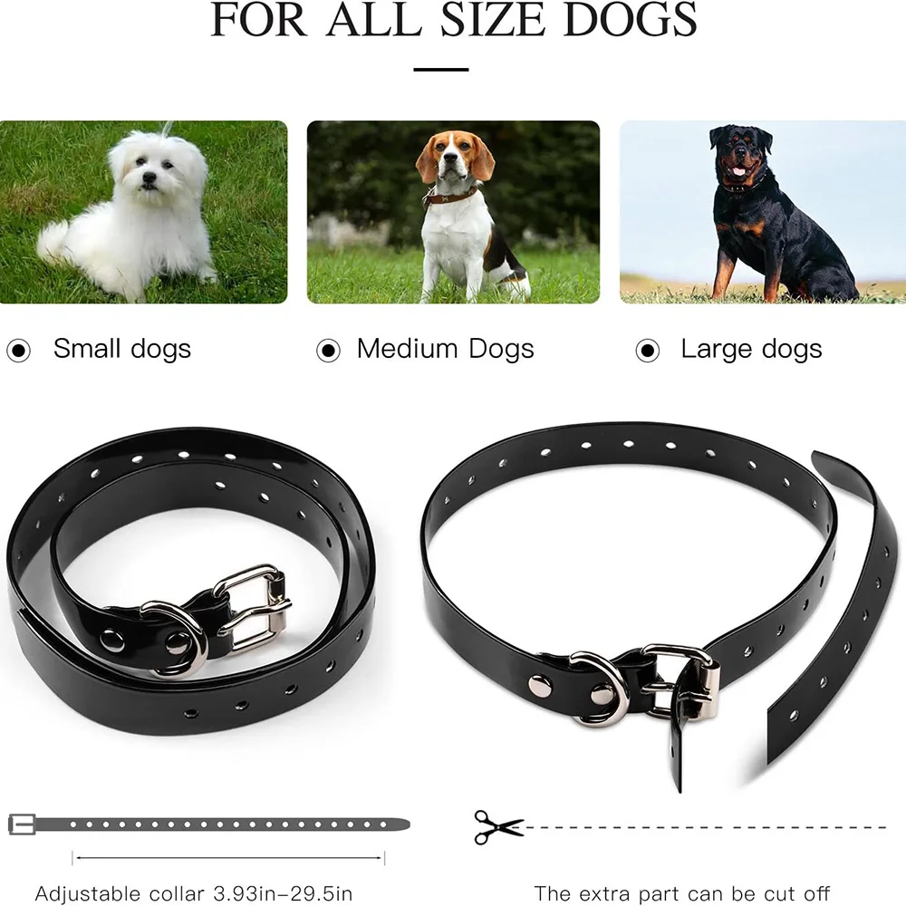 ปลอกคอฝึกสุนัขไฟฟ้าที่ถอดออกได้ Bark ชาร์จ Anti Barking Shock การสั่นสะเทือนสําหรับสุนัขสัตว์เลี้ยงทั้งหมดพร้อม Clicker