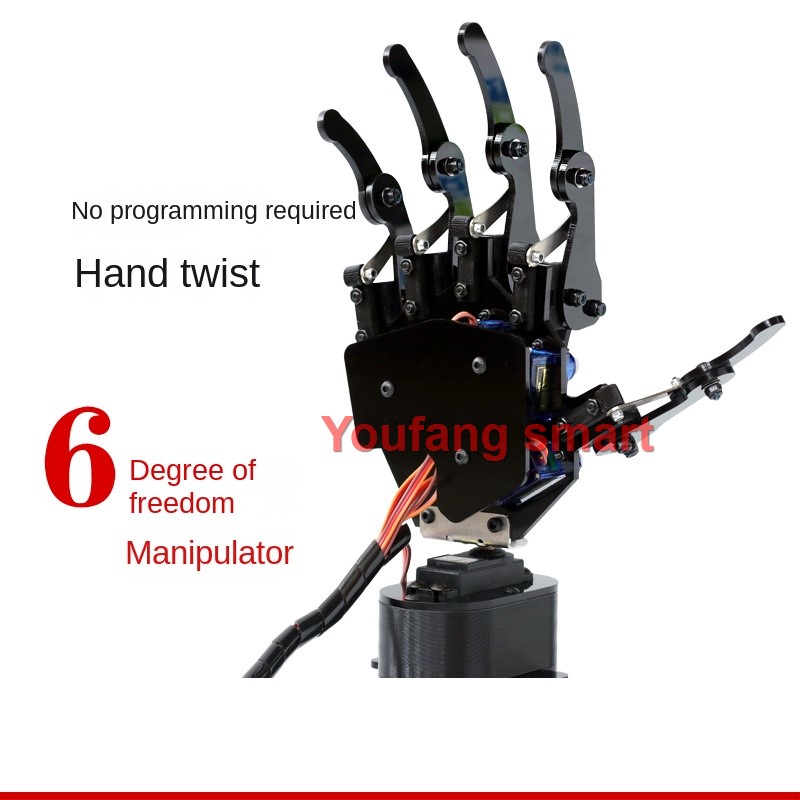 แขนหุ่นยนต์6 dof พร้อมหุ่นยนต์ Bionic 5 dpi สำหรับ ARDUINO สำหรับ Raspberry Pi 5 Kit โปรแกรมได้