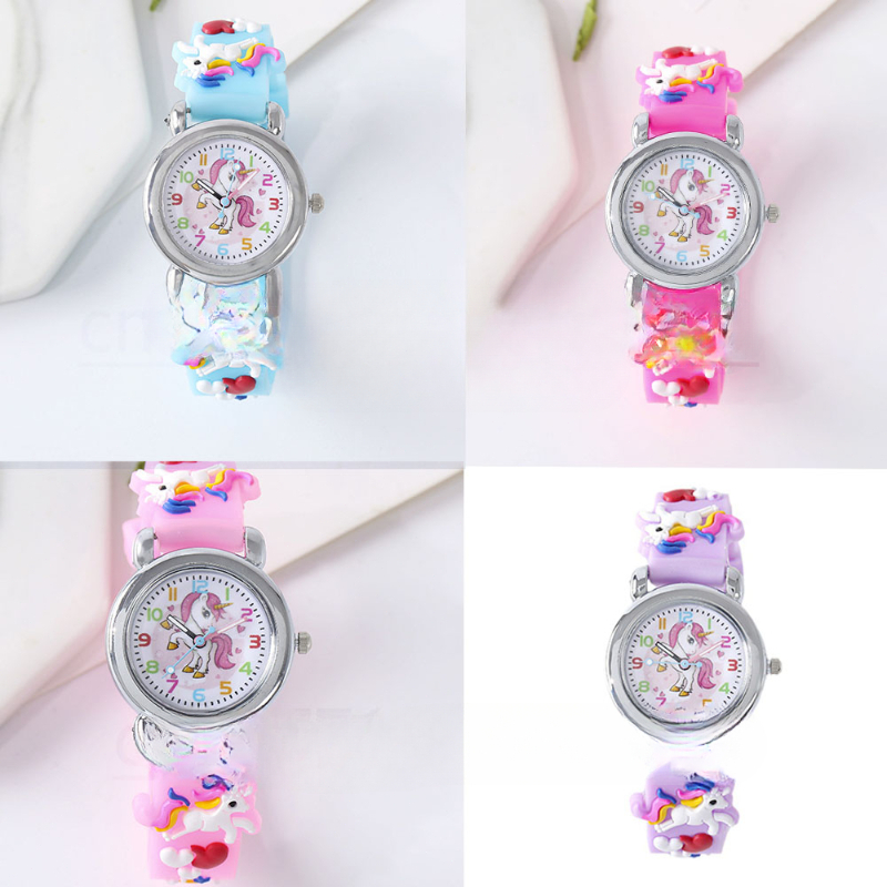 Colección de unicornios de dibujos animados para niñas y niños, relojes electrónicos digitales coloridos para regalos de fiesta de cumpleaños, relojes de dibujos animados esportivosе Часы