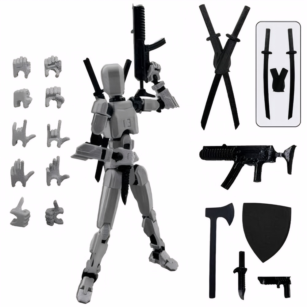 Dummy 13 Action figur Titan Multi-Gelenk roboter Spielzeug 3D-Drucker bewegliche Anime Figur Stress abbau Dekompression spielzeug für Jungen