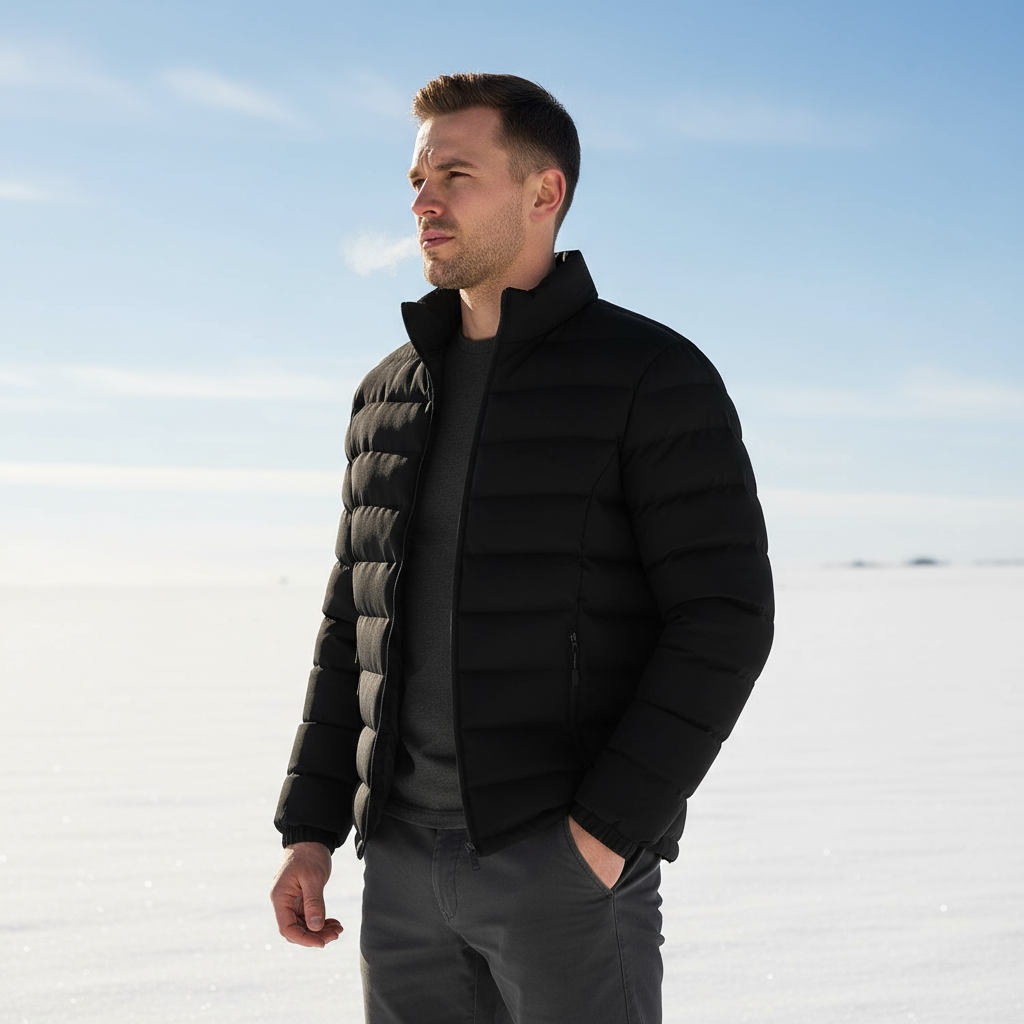 Inverno masculino quente para baixo parkas moda masculina algodão térmico acolchoado casacos clássico gola blusão jaquetas quentes roupas