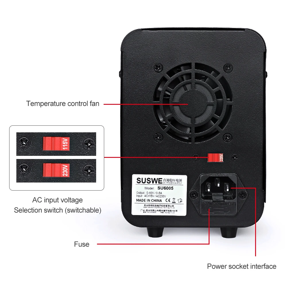 300W 360W  DC Regulated Lab Power Supply Adjustable 30V 10A Laboratory 60V 5A 120V 3A Voltage Regulator Stabilizer Bench Source