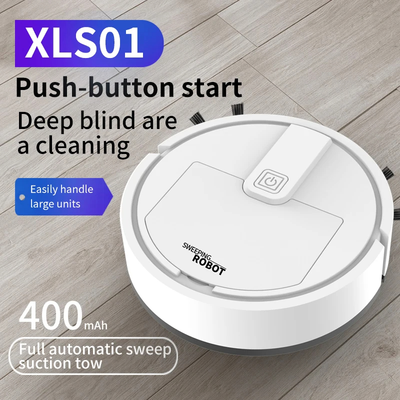Xiaomi Home 3-in-1 Smart Sweeping Robot USB Charging Remote Control Small Appliance Gift Lazy Vacuum Robot New Hot Selling