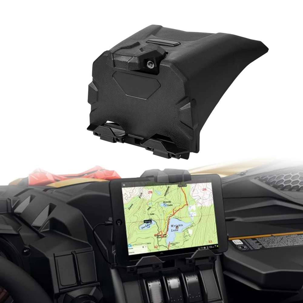 Uchwyt do smartfona ze zintegrowanymi modułami do przechowywania Pudełko z organizerem Taca na akcesoria Can Am Maverick X3 2017-2023 715002874