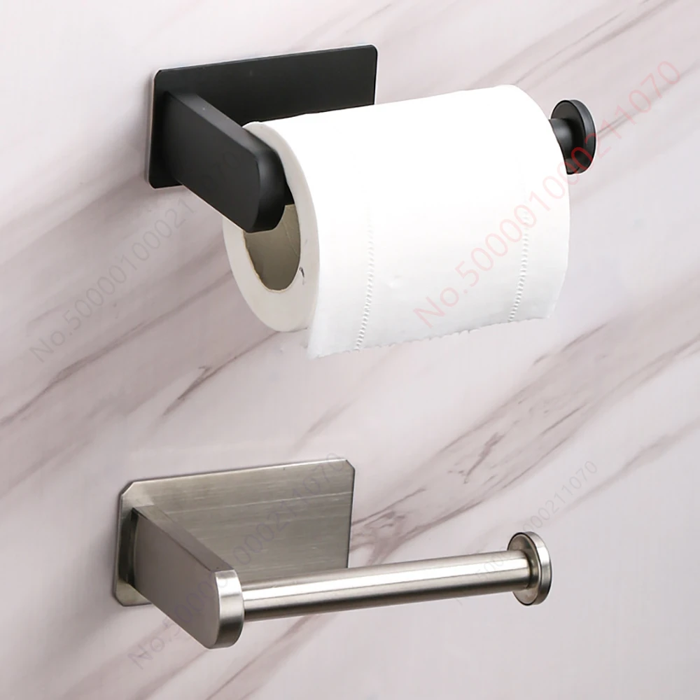 1 ~ 2PCS Wc Papier Rack Bad Papier Handtuch Halter Klebstoff Saugfähigen Papier Spender WC Küche Hardware Lagerung Zubehör