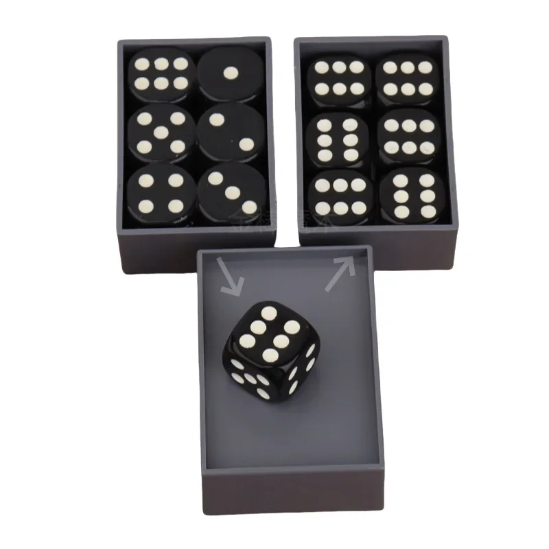 6 unids/caja Predict Miracle Dice Turn All Dice Into 6 magia juguete magos muestra ilusión accesorios juguetes para niños regalos trucos de magia