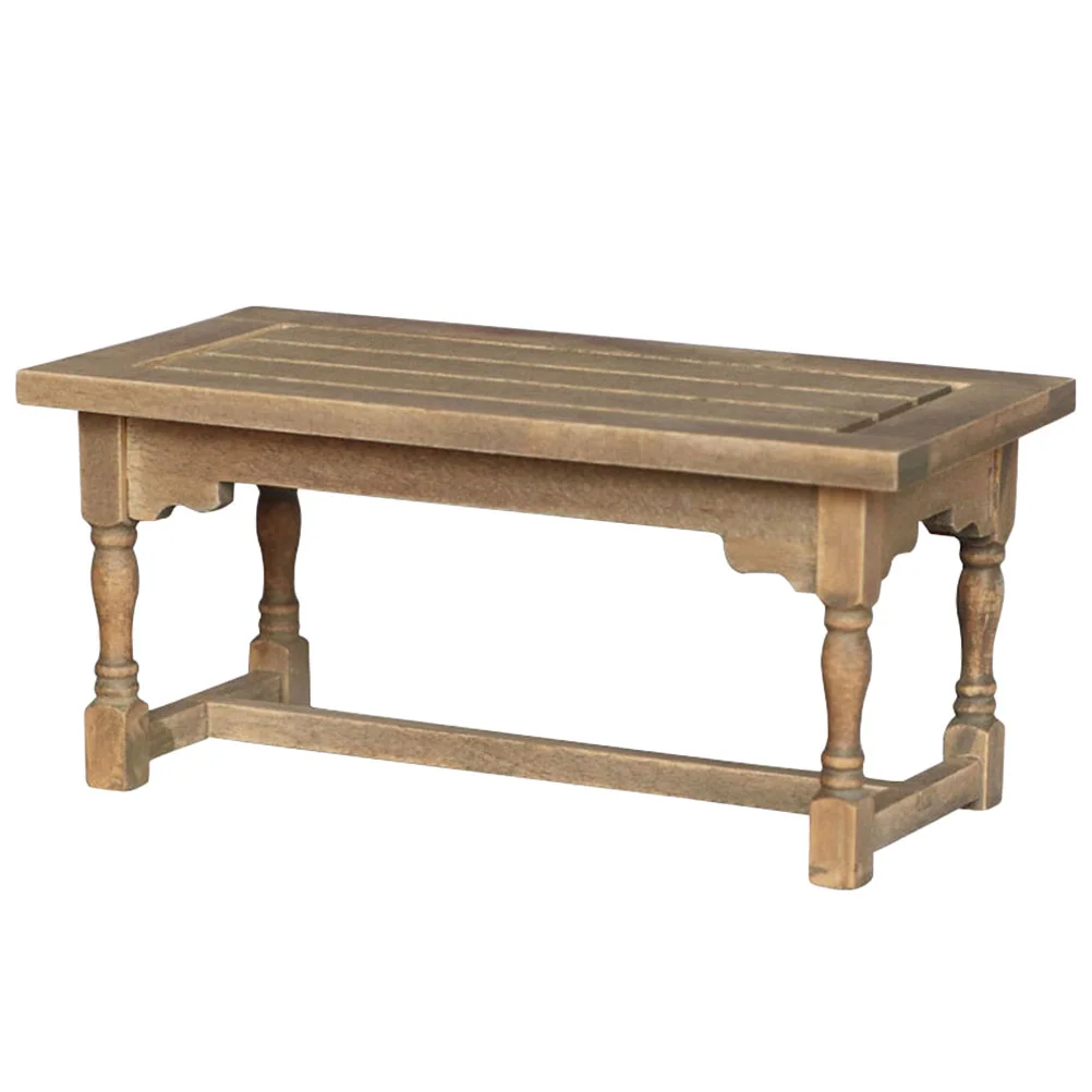 Mini muebles, mesa pequeña, modelo de casa de muñecas, accesorios para casa, escritorio en miniatura 1/12, Mini mesa de comedor, muebles, modelo de juguete
