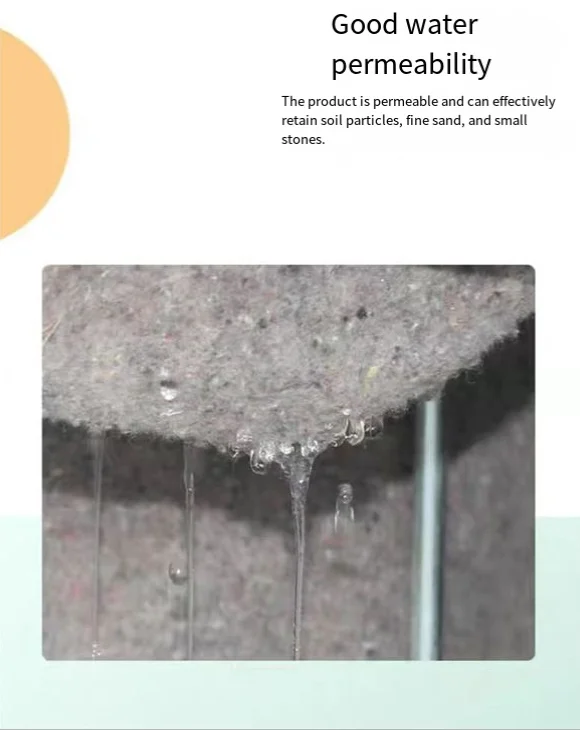 Tessuto non tessuto geotecnico, tessuto ingegneristico, isolamento per serra, feltro, imballaggio per mobili, protezione della coperta