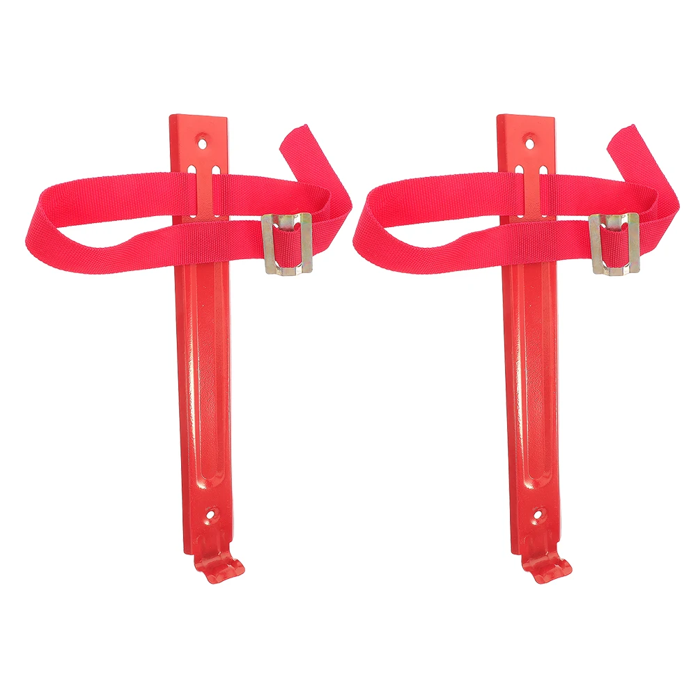 2 Pcs เครื่องดับเพลิง Hook Bracket Mount Kit Wall วงเล็บรถตะขอ 2 กก.3 กก.4 กก.ปรับ Spacesaving Solution ง่าย