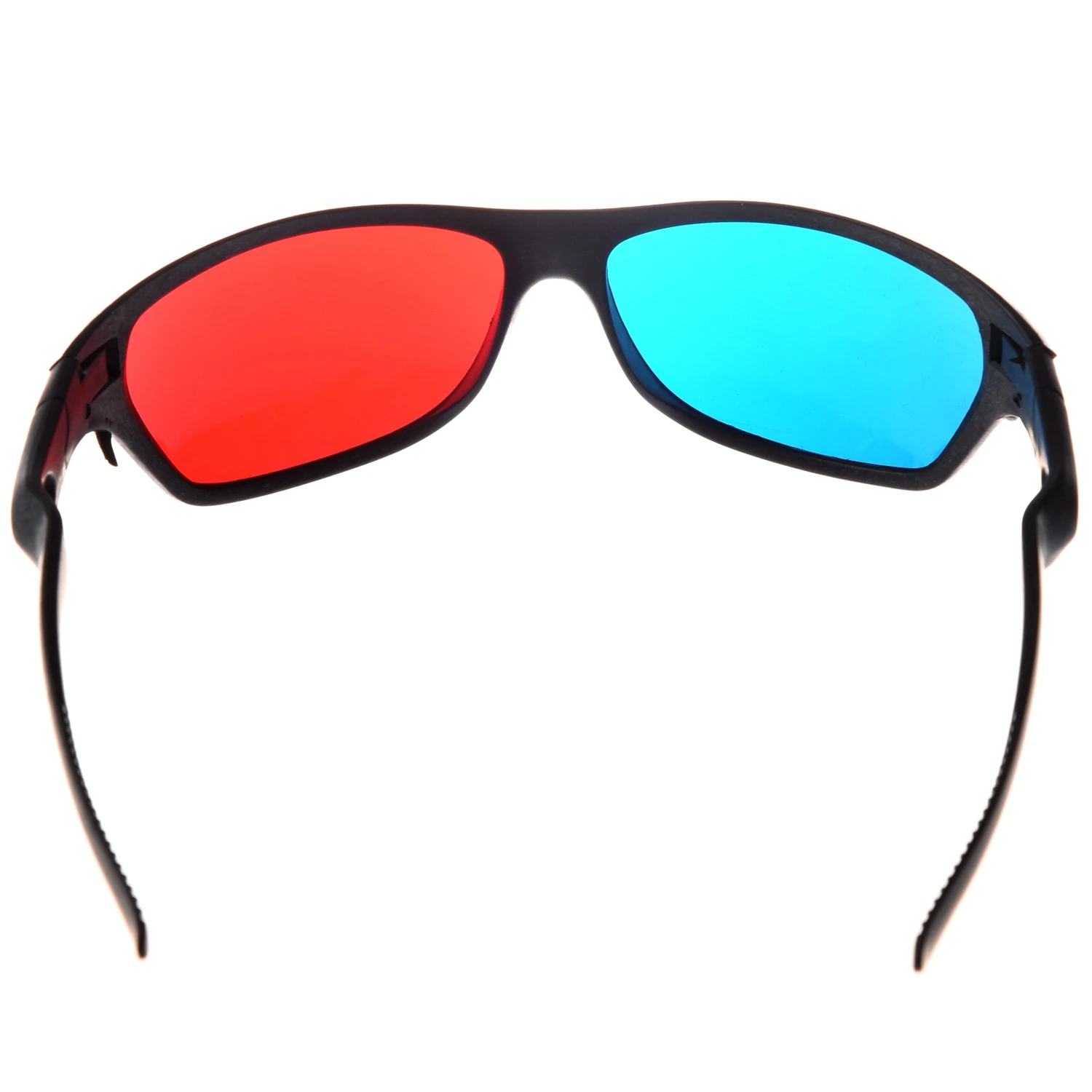 Gafas 3D de estilo Simple, Anaglyph, rojo-azul/Cian, juego 3D (estilo de actualización adicional)